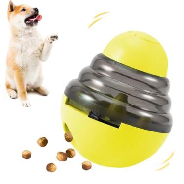 Imagem de JXGSSLJX Brinquedo Interativo Para Cães - Quebra-Cabeça De Distribuição Guloseimas Entediados, Quebra-Cabeças Comida, Bola Estímulo Mental, Eliminador Tédio, Pequenos, Médios E Grandes (E)