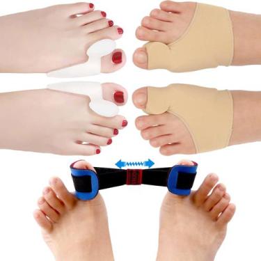 Imagem de Kit 5 pçs Protetor Corretor Joanete alivio da dor Cód-121 - SWG, BEGE-