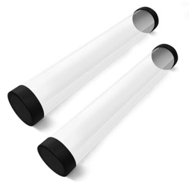 Imagem de Cylinder Playmat Tube with Dual Caps – Round TCG Playmat Holder, Portable PVC Mat Storage Case (1-Pack)