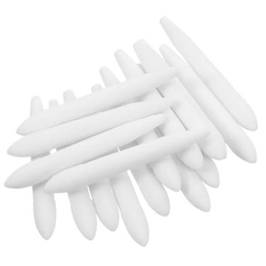 Imagem de minkissy 20 peças de pontas de caneta de substituição para marcadores de tinta permanentes de 5 mm Conjunto de refil de caneta acrílica de ponta redonda branca para pintura, desenho e artesanato