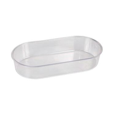 Imagem de Banheira Jel Plast Pet Piu Oval Cristal para Pássaros - Tamanho M - Je