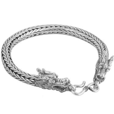 Imagem de Pulseira De Bali 8mm Masculina De Prata 925 Maciça - DR JOIAS
