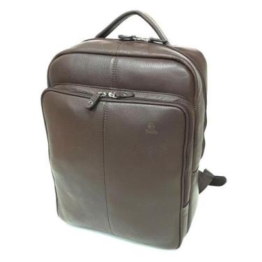 Imagem de Mochila Em Couro Legitimo Média Modelo Vintage Marrom - Largadão Beds