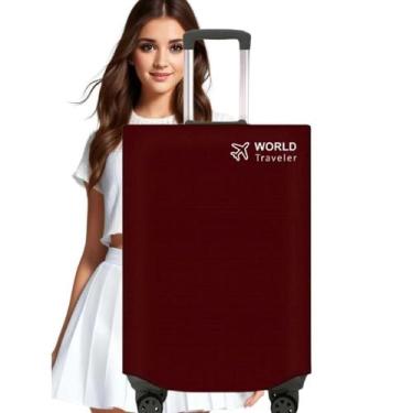 Imagem de Capa mala p pequena viagem bordo bagagem 10kg tnt - MALA CERTA, Roxo