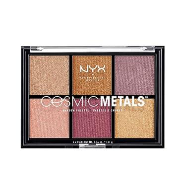 Imagem de Paleta de Sombras NYXProfessional, Cosmic Metals Shadow Palette, 6 Cores
