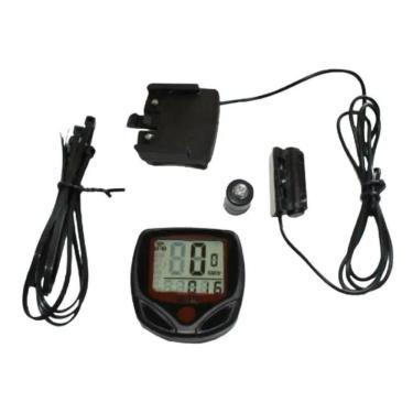 Imagem de Ciclocomputador Velocimetro Bike Com Fio Prova D`Água Sb318