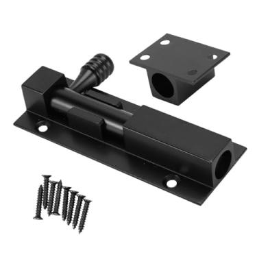 Imagem de ULTECHVO Trava deslizante de segurança para porta de 10 cm de liga de alumínio antirroubo parafuso barril para manter você seguro e privado para home office