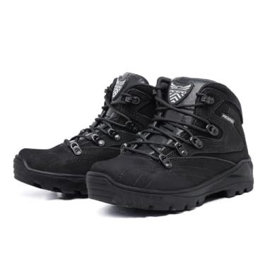 Imagem de Bota Adventure Acero Couro Resistente Advanced Preto 44