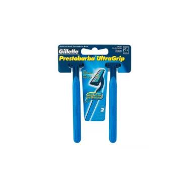Imagem de Aparelho de Barbear Presto Ultragrip Cab Fixa c/2un - Gillette