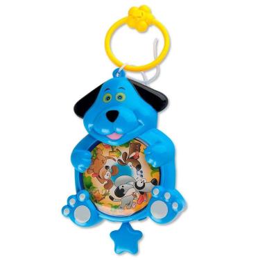 Imagem de Móbile Musical Cachorrinho Azul Para Bebê Com Musica