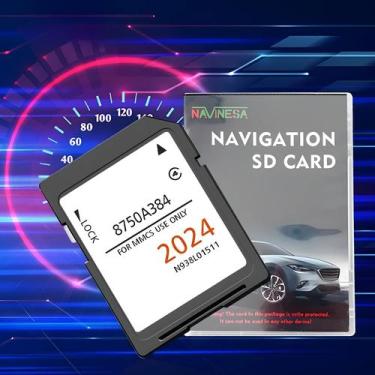 Imagem de Cartão SD Mitsubishi Para Outlander Pajero Mapa Navi GPS Europa Reino 