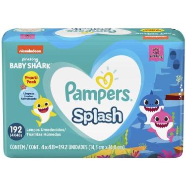 Imagem de Lenço Umedecido Pampers Splash - 192 Unidades