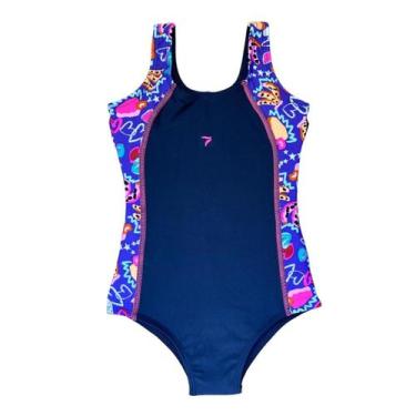 Imagem de Maiô Esportivo Nadador Infantil De Natação C/ Forro SMI05 - SETE TRI, 