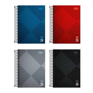 Imagem de Agenda espiral diária Zip 2026 - Tilibra