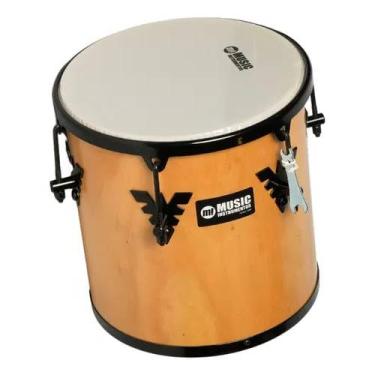 Imagem de Repique De Mão 30X10 Madeira Verniz Aro Preto Phx 908Mm Ma