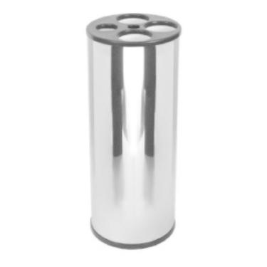 Imagem de Lixeira Dispensador De Copos De Agua E Café Aço Inox 30L