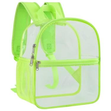 Imagem de Mochila transparente Paxiland Stadium aprovada 30x30x15cm verde