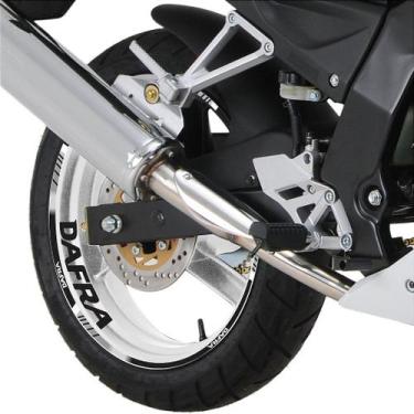 Imagem de Friso Adesivo Refletivo Dafra Citycom 300i - Alta Durabilidade - Cromo