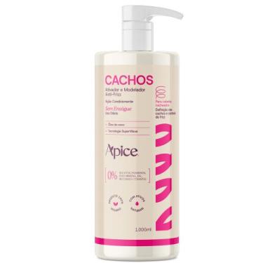 Imagem de Ativador e Modelador Anti-Frizz Apice Cachos 1L