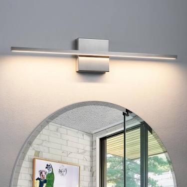 Imagem de Luminária de banheiro CCYCOL 24" Dimmable Brushed Nickel 18W LED