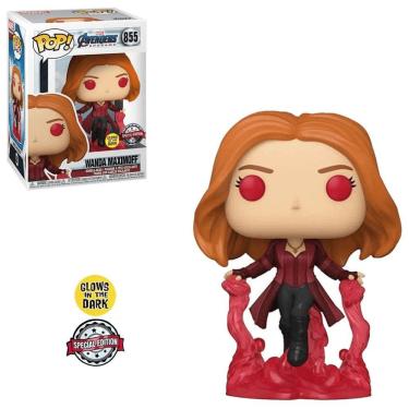 Imagem de Funko Pop Marvel Avengers 855 Wanda Maximoff Glows Special
