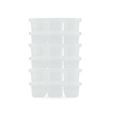 Imagem de Conjunto 6 Pote Conservador de Alimentos 3 Divisórias Nitron 1,1L C/ Tampa P/ Frios Petiscos Livre de BPA