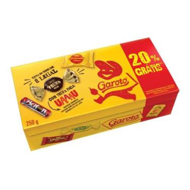 Imagem de Caixa de Chocolate Garoto Sortido 250g - Nestlé