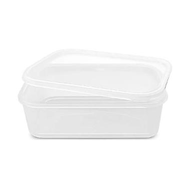 Imagem de Pote Com Tampa Lacre Marmita Comida Microondas 500ml 144 Unidades - Br