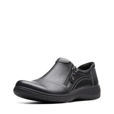 Imagem de Clarks Carleigh Ray Oxford feminino, Couro preto, 38