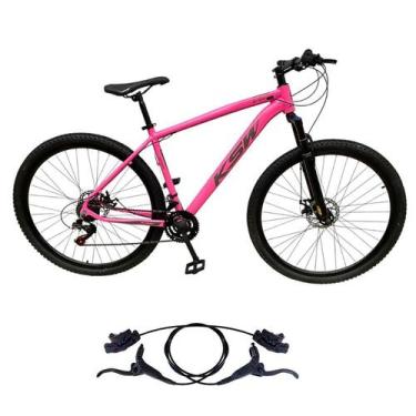 Imagem de Bicicleta Feminina Aro 29 Alumínio KSW XLT 100 21v Disco Hidráulico Su