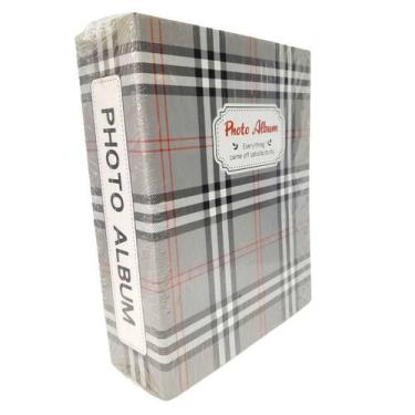 Imagem de Album de Fotografia 100 fotos 10x15 cm Cinza - Quanhe