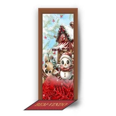 Imagem de Veste Porta Natal, Capa de Porta, Painel de Porta 80x210, Decoração pa