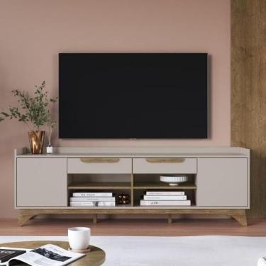 Imagem de Rack Para Até 65 Polegadas Com 2 Portas E 2 Gavetas Multimóveis MP1101