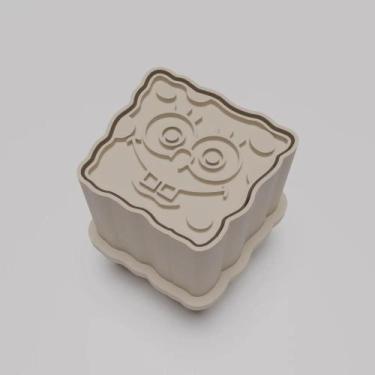 Imagem de Ejetor Modelador Para Doces BOB ESPONJA Brigadeiros Docinhos Massa Bis