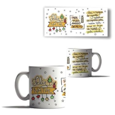 Imagem de Caneca Porcelana Mensagens Natalinas Natal Amor Presente 2 - Enjoy Sho