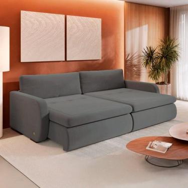 Imagem de Sofá Retrátil e Reclinável 4 Lugares 200cm Sunset - Estofart