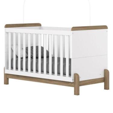 Imagem de Berço Mini Cama Ternura Branco Jequitibá - Henn - MÓVEIS HENN
