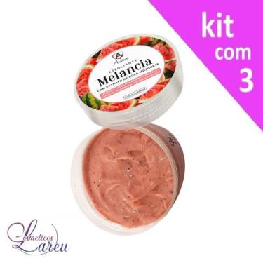 Imagem de "Kit Esfoliante Facial e Corporal 250 gr Arotrat Melancia + Rosa Mosqu