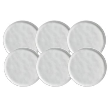 Imagem de Jogo Pratos Fundo Bio New White 22,5Cm 830Ml 6 Peças Branco
