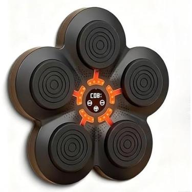 Imagem de Máquina de Musical Bluetooth Recarregável e de Baixo Ruído para Treino em Casa - Máquina de Boxe(Preto)
