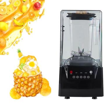 Imagem de Liquidificador De Gelo Para Bebidas Congeladas - 2600W com Tampa Isolante Sonora, Painel Inteligente e 6 Lâminas para Smoothies, Nozes, Gelo e Frutas
