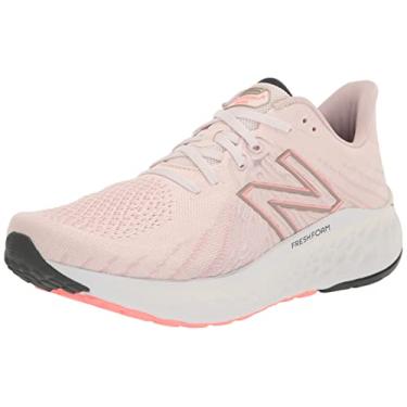 Imagem de New Balance Tênis de corrida feminino Vongo V5, Rosa lavado/toranja/rosa pedra, 41