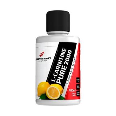 Imagem de L-Carnitine Pure 2.000 480ml Limão BODYACTION - Body Action