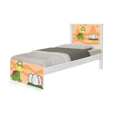 Imagem de Cama Solteiro Adesivada Dinossauro Baby Com Colchão
