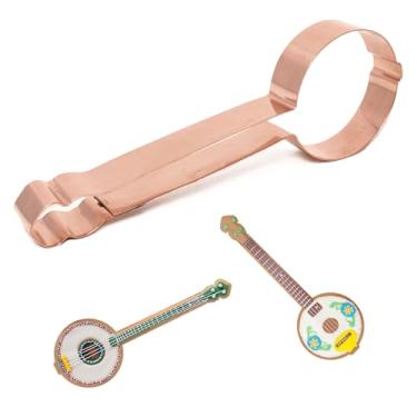 Imagem de Cortador de biscoito de cobre para instrumento musical Banjo