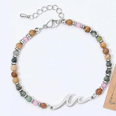 Imagem de Presentes de aniversário de melhor amiga para mulheres, pulseira de amizade, pulseira de irmã, joia ajustável, Medium, Latão, Sem Pedra Preciosa