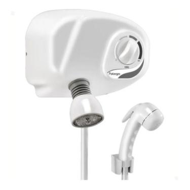 Imagem de Ducha Cardal Potenza Pressurizada com Desviador AQ035 220V 7800W Branc