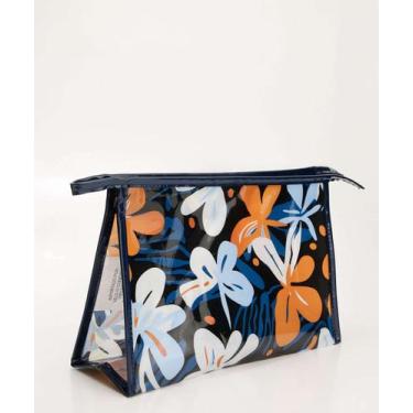 Imagem de Necessaire Feminina Estampada Marisa-33186, UN, Preto