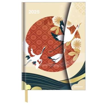 Imagem de N NEUMANNVERLAGE - Diário japonês de 2025, 16 x 22 cm, calendário de bolso com fecho magnético e marcador de fita, bolso para cartão de visita, anual e... Calendário internacional: Magneto Diary