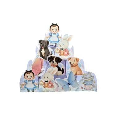 Imagem de Forminhas para Doces Tema Alice — Decoração de Festa Infantil, Lembrancinha, Mesa de Doces Personalizada — Kit com 50 unidades